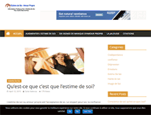 Tablet Screenshot of estime-de-soi-amour-propre.com